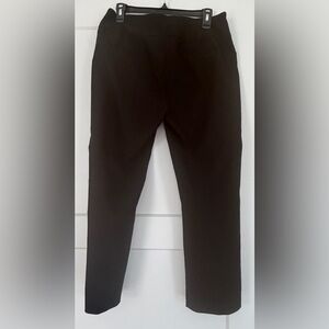 EUC Lulu-B Women’s Black Pull-On Stretchy Comfy Capris, Size 12